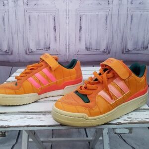 Adidas orange 7.5 men suede pink 2008 G02897 consortium forum pumpkin skate retr